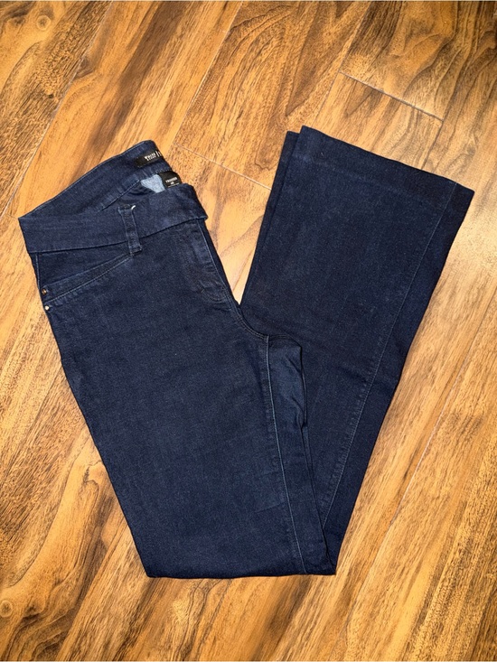 White House Black Market Pants - WHBM Dark Denim Trouser Pants